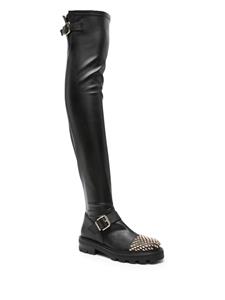 Jimmy Choo Biker II knielaarzen - Zwart