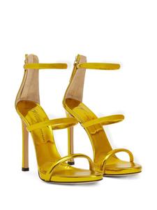 Giuseppe Zanotti Metallic sandalen - Geel