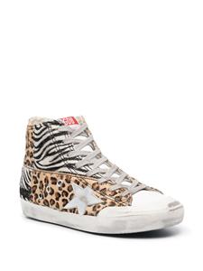 Golden Goose Sneakers met vlakken - Zilver