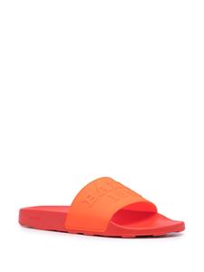 Bally Slippers met logo-reliëf - Oranje