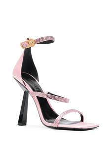 Versace Crystal sandalen met veiligheidsspeld - Roze
