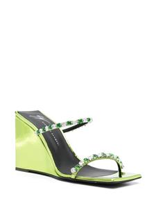 Giuseppe Zanotti Shangay sandalen met gesp - Groen