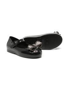 Mini Melissa Ballerina's met strikdetail - Zwart