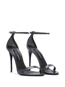Dolce & Gabbana KIM  sandalen met enkelbandje - Zwart