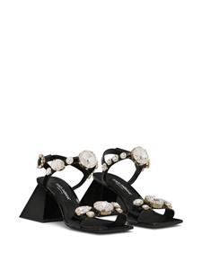 Dolce & Gabbana Sandalen met open neus - Zwart
