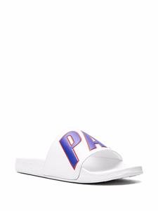 Palace Slippers met logo - Wit