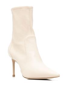 Stuart Weitzman Stuart stiletto leren laarzen - Beige