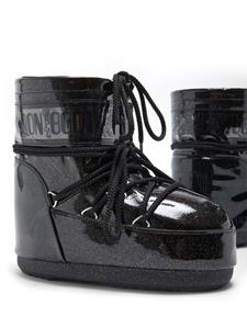 Moon Boot Icon Low laarzen met glitter - Zwart
