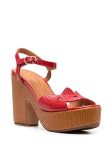 Chie Mihara Detour leren sandalen - Rood