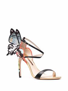 Sophia Webster Stiletto sandalen met vlinderdetail - Zwart