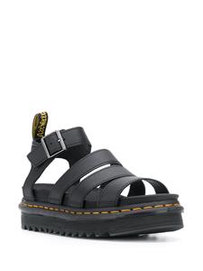 Dr. Martens Blaire sandalen met plateauzool - Zwart