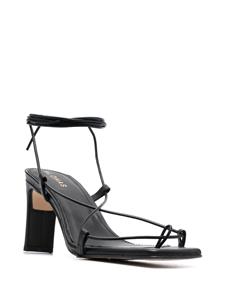 ALOHAS Bellini sandalen met vierkante neus - Zwart