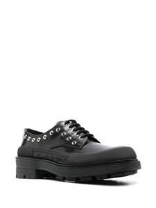 Alexander McQueen Derby schoenen met chunky zool - Zwart