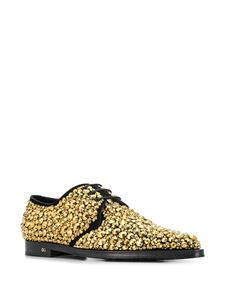 Dolce & Gabbana Derby schoenen met borduurwerk - Goud
