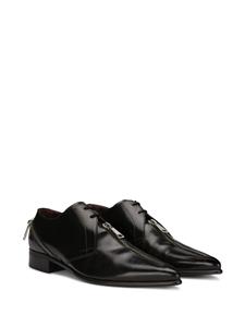 Dolce & Gabbana Derby schoenen met rits - Zwart