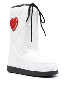 Love Moschino Gewatteerde snowboots - Wit