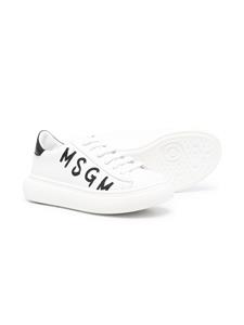 MSGM Kids Sneakers met logoprint - Wit
