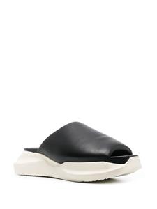 Rick Owens Geth gewatteerde slippers - Zwart