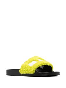 Marni Slippers met logoband - Groen