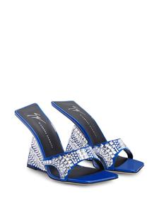 Giuseppe Zanotti Akira sandalen met sleehak - Blauw
