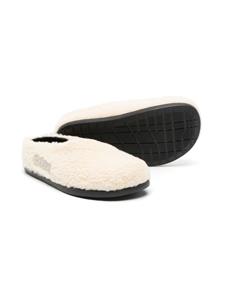 Marni Kids Lammy slippers - Beige