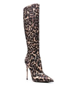 Le Silla Eva laarzen met luipaardprint - Bruin