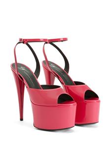 Giuseppe Zanotti Aida sandalen met plateauzool - Roze