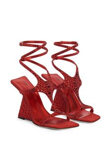 Giuseppe Zanotti Tutankamon sandalen verfraaid met kristallen - Rood