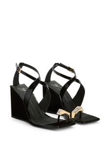 Giuseppe Zanotti Nihao ring sandalen - Zwart