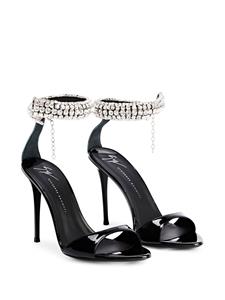 Giuseppe Zanotti Intriigo Bijoux 105 sandalen - Zwart