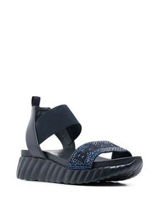 Baldinini Sandalen verfraaid met kristal - Blauw