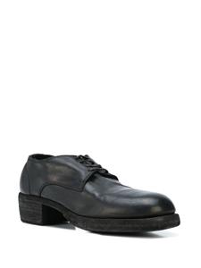Guidi Oxford schoenen met ronde neus - Zwart