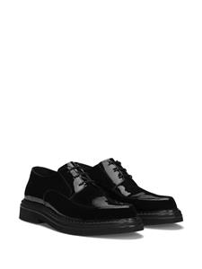 Dolce & Gabbana Paint leren derby schoenen - 80999
