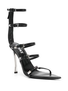 Versace Pin-Point sandalen - Zwart