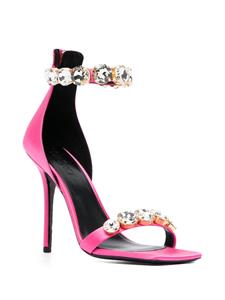 Versace Sandalen verfraaid met edelstenen - Roze