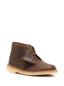 Clarks Originals Desert leren enkellaarzen - Bruin