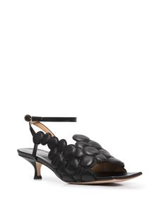 A.W.A.K.E. Mode Leren sandalen - Zwart