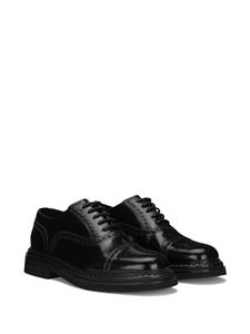 Dolce & Gabbana Francesina leren derby schoenen - 80999 - NERO
