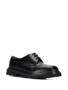 Marni Derby schoenen met hagedishuid-effect - Zwart