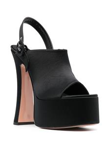 Pīferi S S-Elle sandalen met plateauzool - Zwart