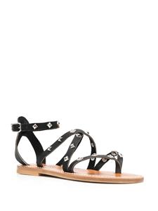 K. Jacques Epicure leren sandalen - Zwart