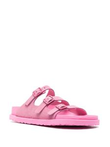 Birkenstock Suède slippers - Roze