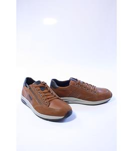 Sioux Heren sneakers cognac 7.5