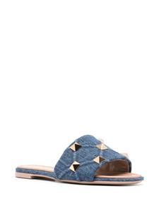 Valentino Rockstud sandalen - Blauw