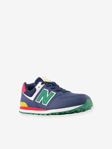 Kindersneakers met veters GC574CT NEW BALANCE marineblauw