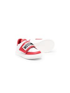 Moschino Kids Sneakers met logoprint - Wit