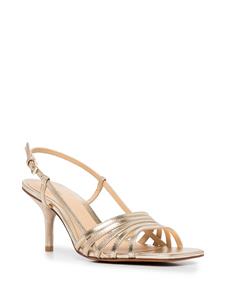 Reformation Slingback sandalen met metallic-effect - Goud