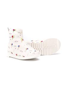 Giuseppe Junior Love printed boots - Wit