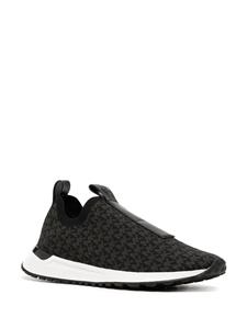 Michael Kors Miles sneakers met logoprint - Zwart