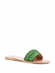 Ancient Greek Sandals The Harness slippers - Groen